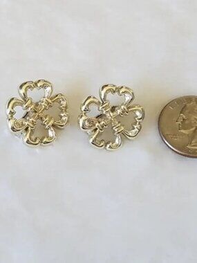 Celtic‎ Silver Clip On Earrings